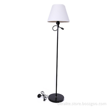 Nordic Style Bedroom Floor Lamp Adjustable Simple Lampshade Remoter Led Lighting